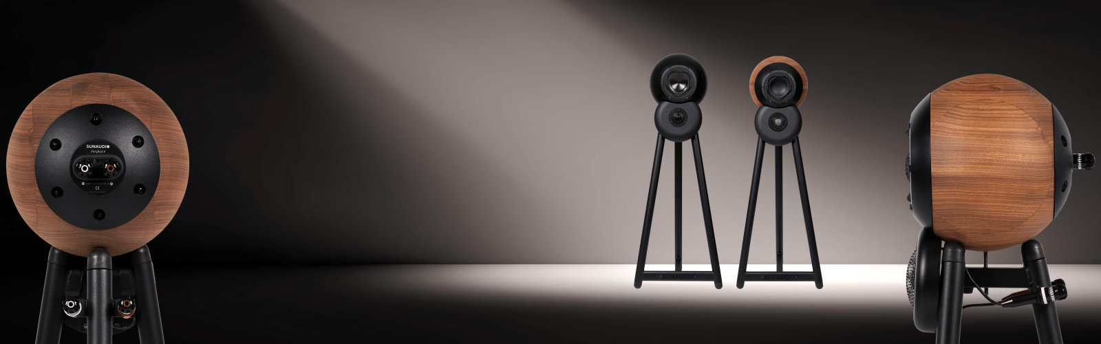 Sun Audio Active DSP loudspeakers with PURIFI woofers & BlieSMa tweeters